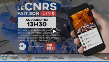 05/10/2018 - CNRS Facebook live